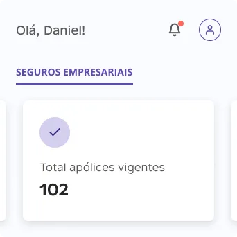 Gestão de apólices de seguro: na imagem, representação de um cliente que consegue gerenciar seguros empresariais por meio da plataforma de gestão de apólices da Mutuus Seguros.