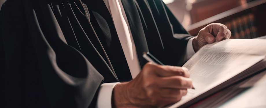O que faz o profissional do direito empresarial? Na imagem, profissional lendo e escrevendo a fim de estudar as características desta área