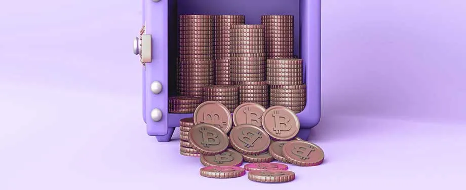 Como escolher o melhor seguro garantia para a execução fiscal? Na imagem, cofre com moedas representa a modalidade de seguro garantia na execução fiscal para garantir proteção financeira