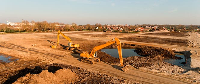 O que cobre um seguro garantia de obras públicas? Na imagem, vemos obra em andamento após contratação de seguro garantia
