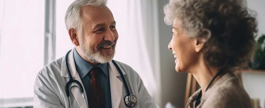 Quanto custa um seguro de responsabilidade civil para médico? Na imagem, médico realiza atendimento e pode ter sua reputação preservada por meio de um seguro RC profissional